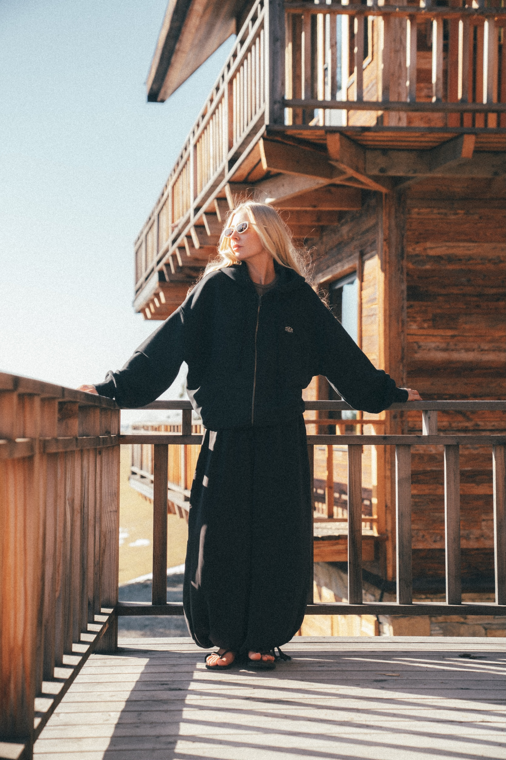 Cupro Puff Leg Pants - Space Black