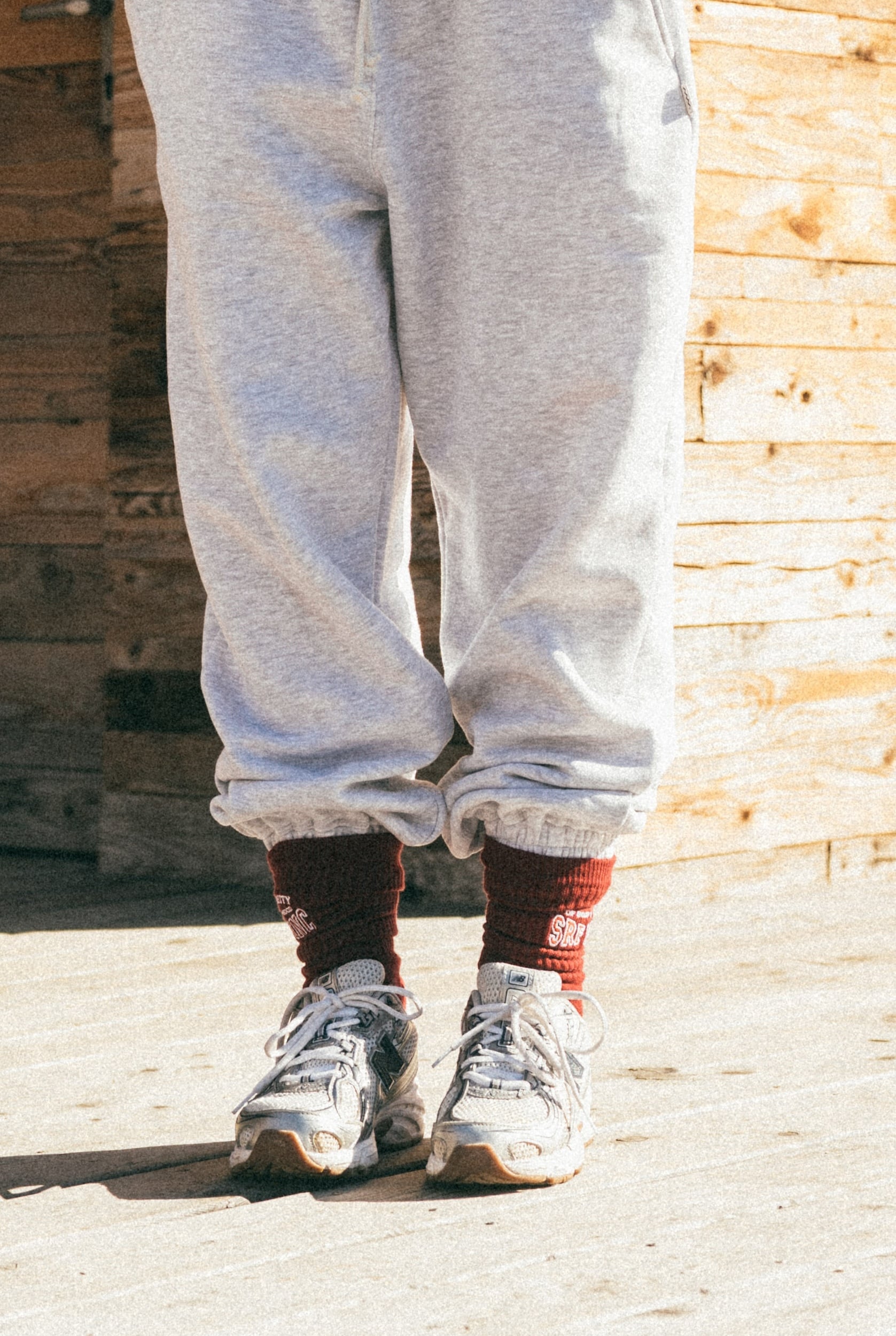 University Burgundy Socks