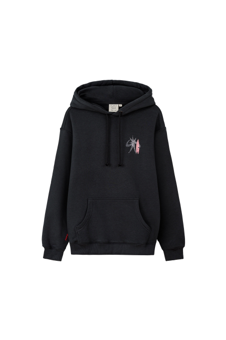 Outer Space Hoodie - Acid Black Outer Space Hoodie - Acid Black