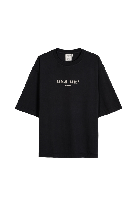 Beach Life Tee - Acid Black Beach Life Tee - Acid Black