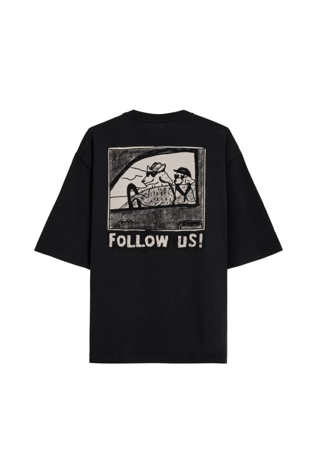 Beach Life Tee - Acid Black