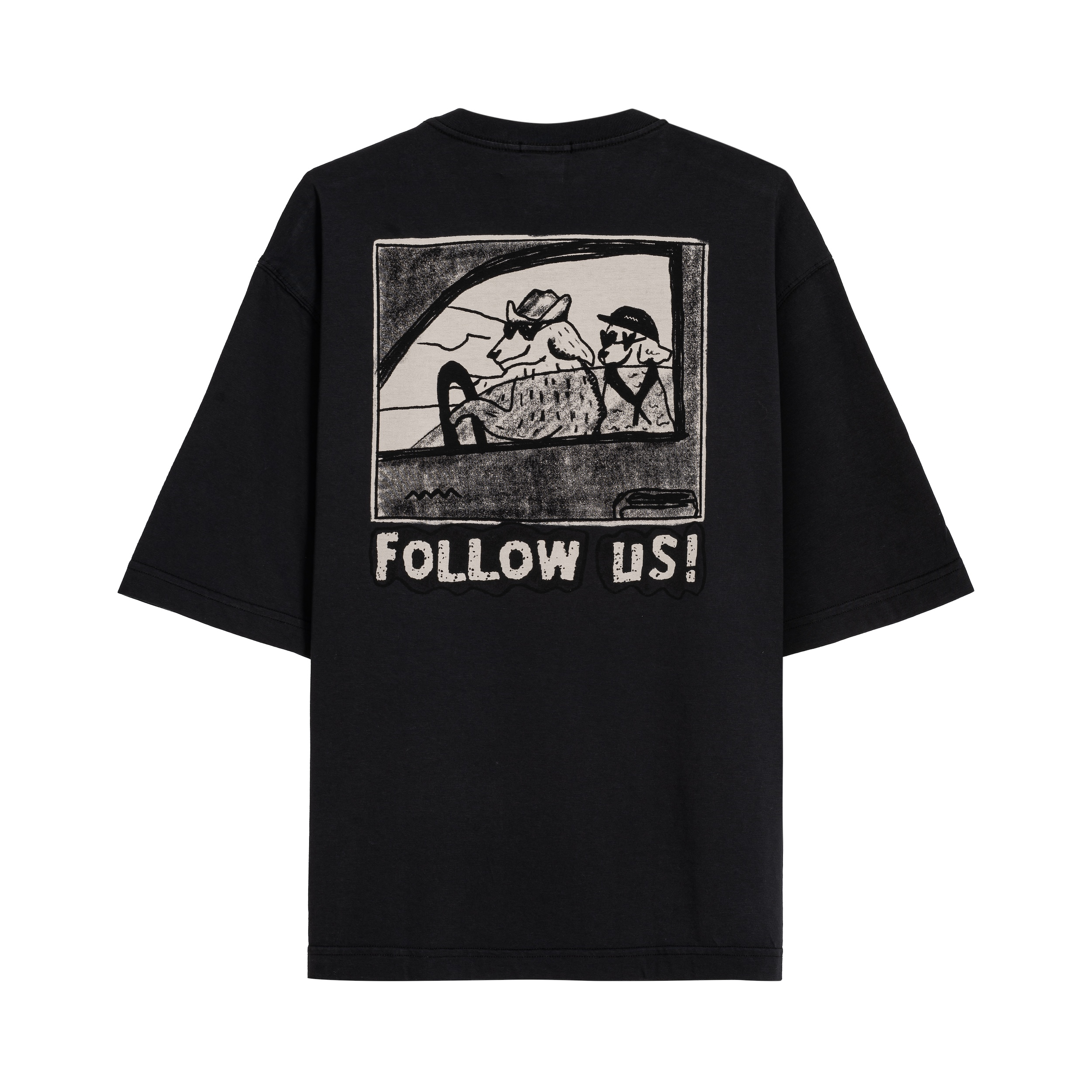 Beach Life Tee - Acid Black