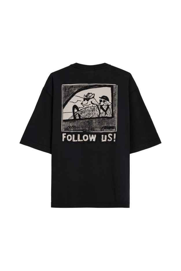 Beach Life Tee - Acid Black