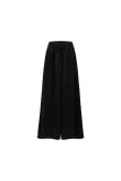 Cupro Puff Leg Pants - Space Black