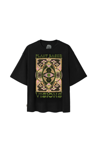 Plant Vision Tee - Acid Black