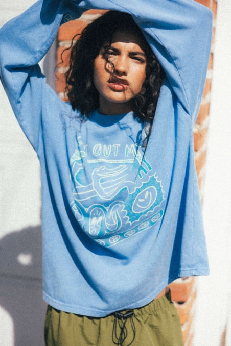 My Day Ls - Denim Blue My Day Ls - Denim Blue