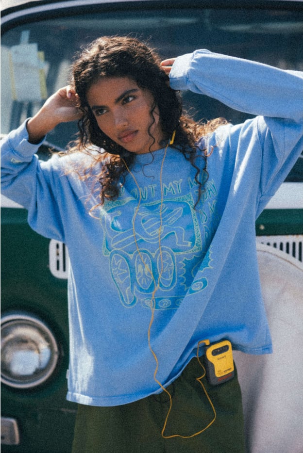 My Day Ls - Denim Blue