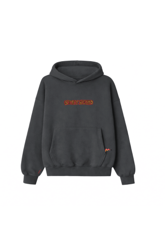 Stay Weird Hoodie - Stone Grey