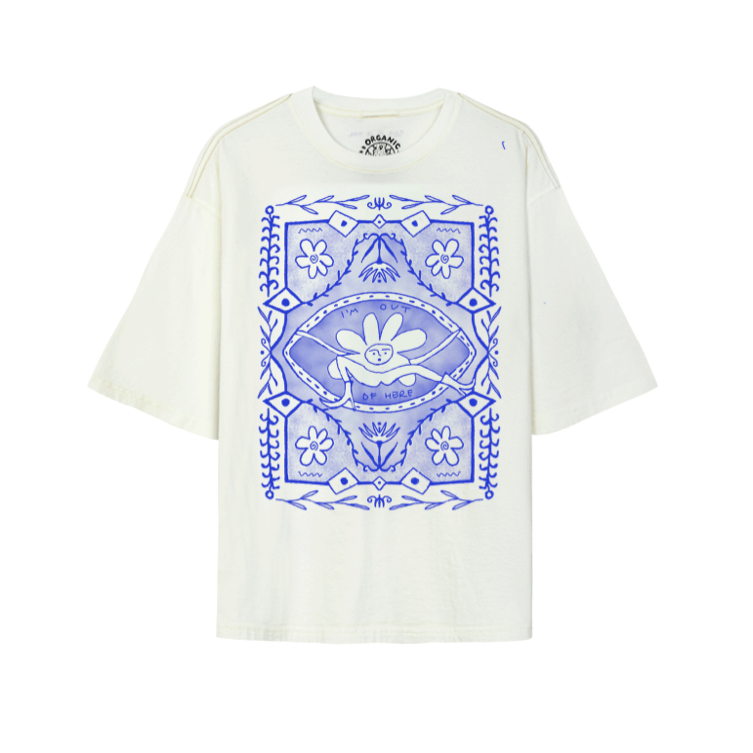 I'm Out Tee - Vintage White