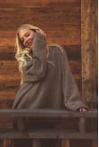 Beach Bum Sweater - Brownie