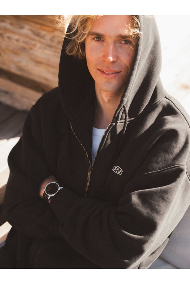 SRF Core Zip Hoodie - Acid Black