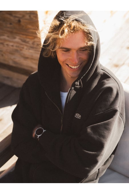 SRF Core Zip Hoodie - Acid Black SRF Core Zip Hoodie - Acid Black