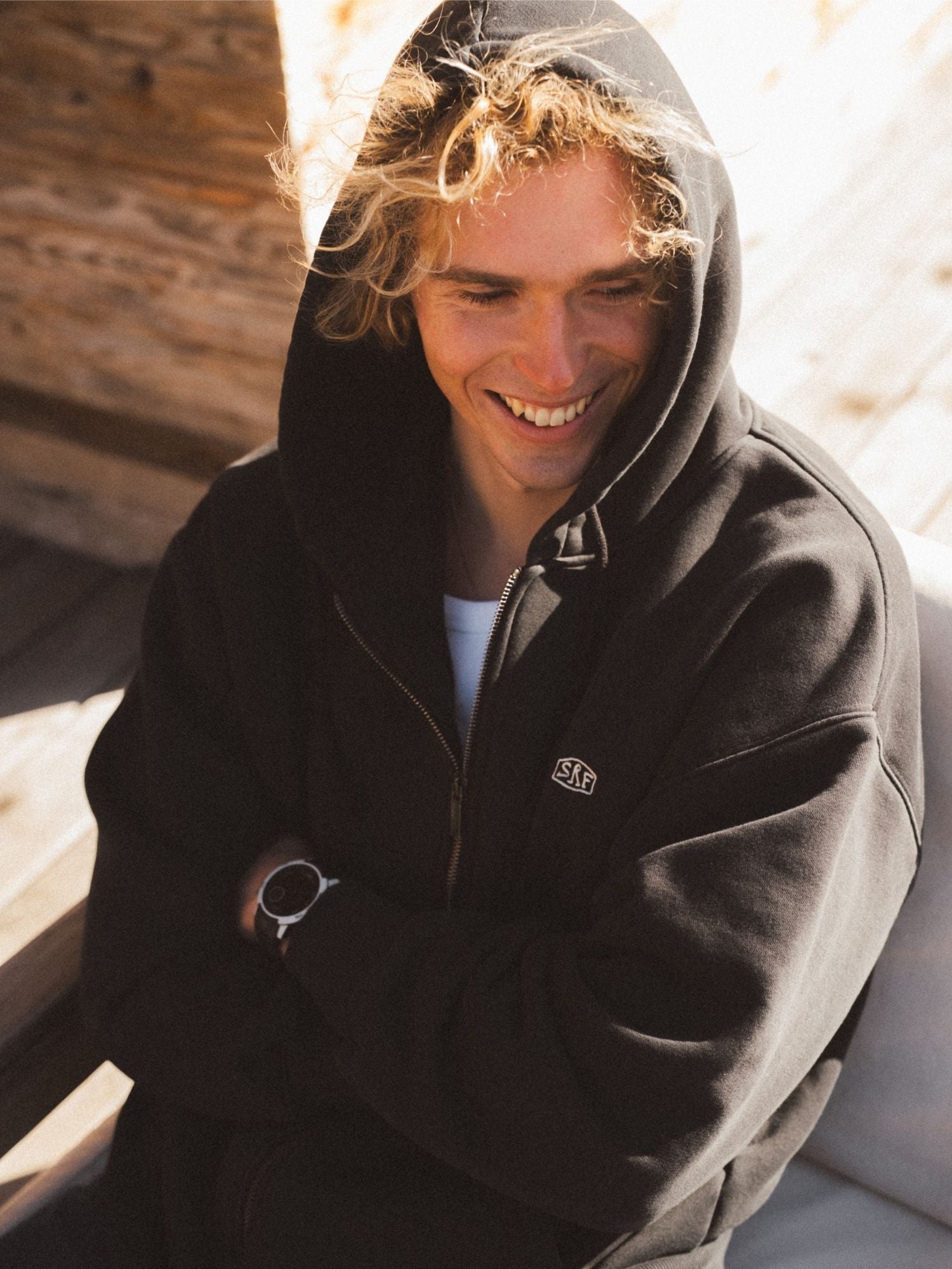 SRF Core Zip Hoodie - Acid Black