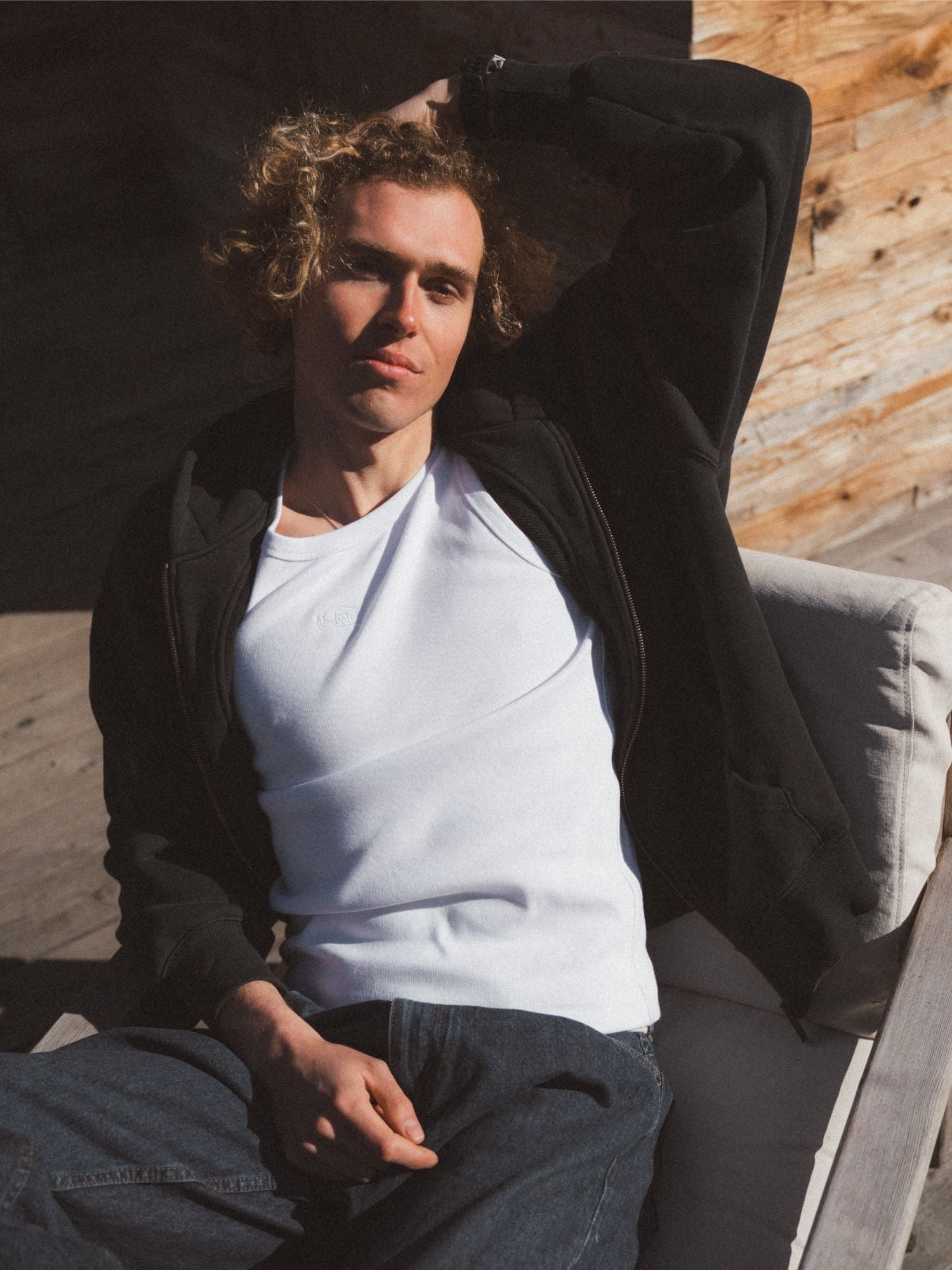 SRF Core Zip Hoodie - Acid Black