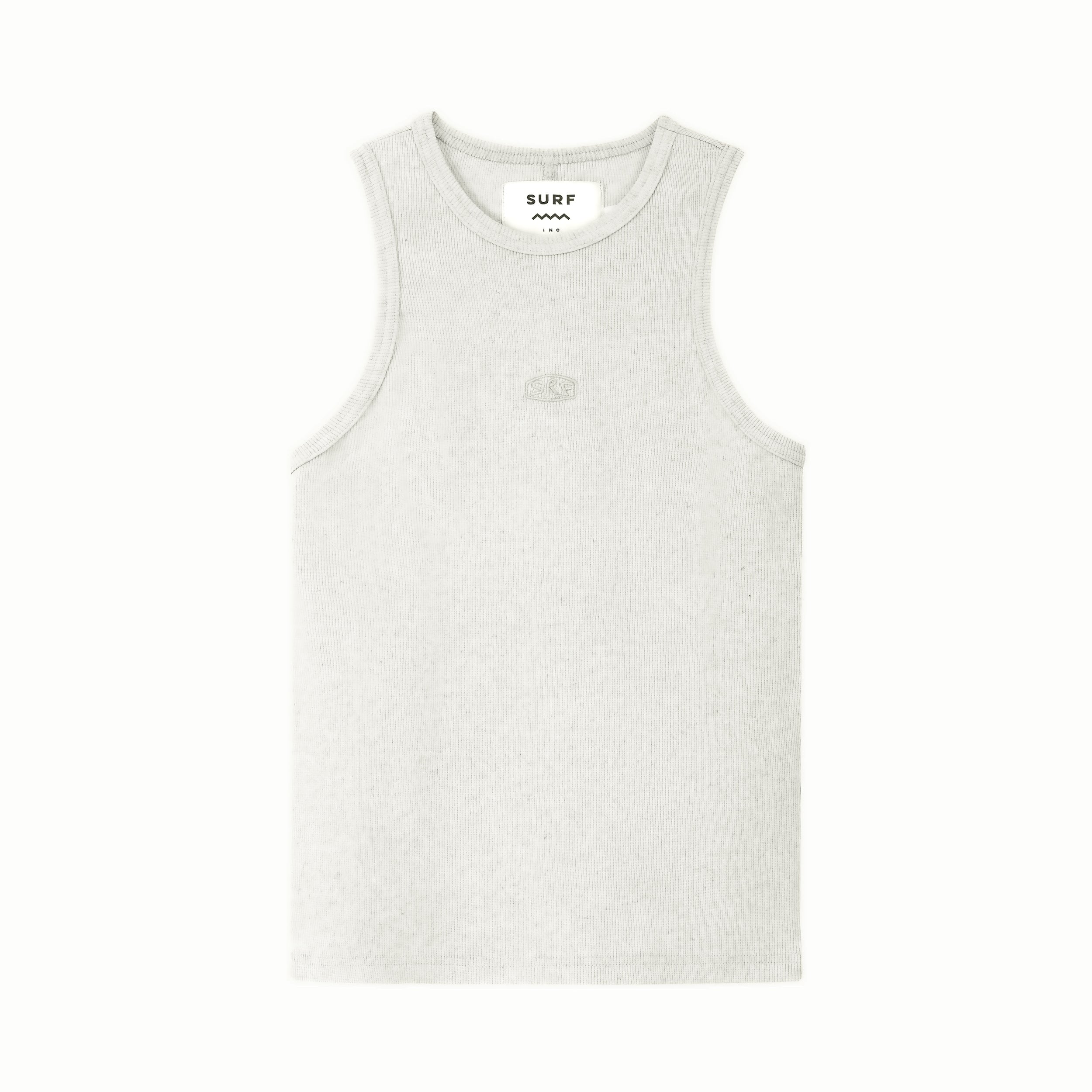 Stonewashed Rib Top - Dirty White