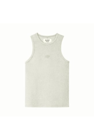 Stonewashed Rib Top - Light Pistachio