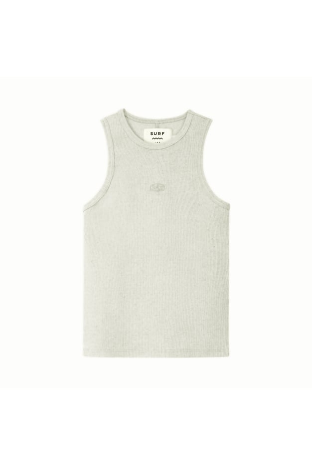 Stonewashed Rib Top - Light Pistachio Stonewashed Rib Top - Light Pistachio