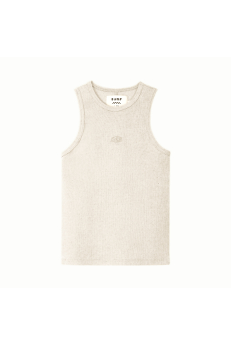 Stonewashed Rib Top - Super Natural