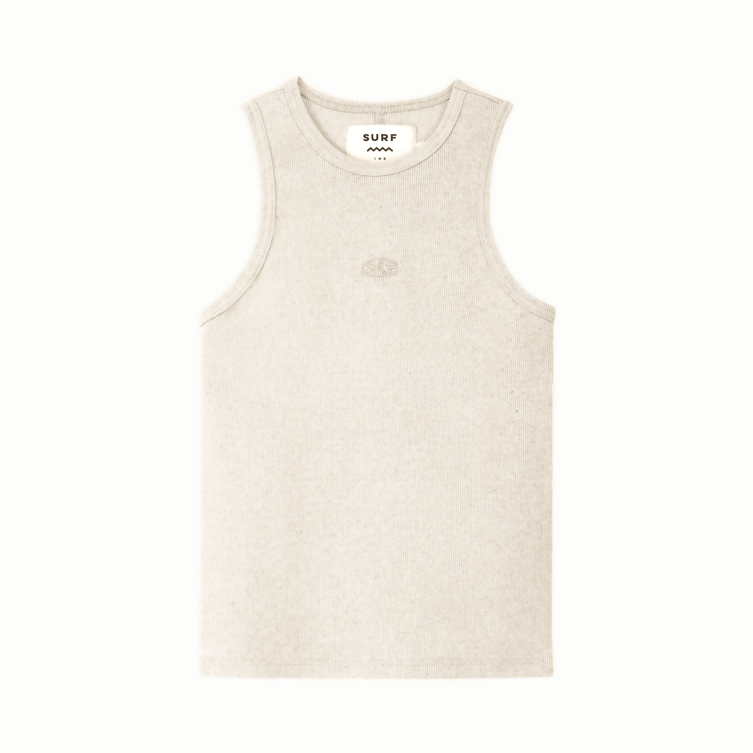 Stonewashed Rib Top - Super Natural Stonewashed Rib Top - Super Natural