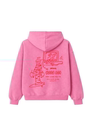Coconuts Hoodie - Flamingo Pink