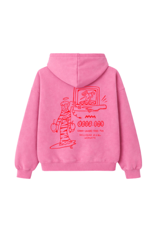 Coconuts Hoodie - Flamingo Pink