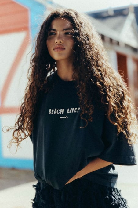 Beach Life Tee - Acid Black Beach Life Tee - Acid Black