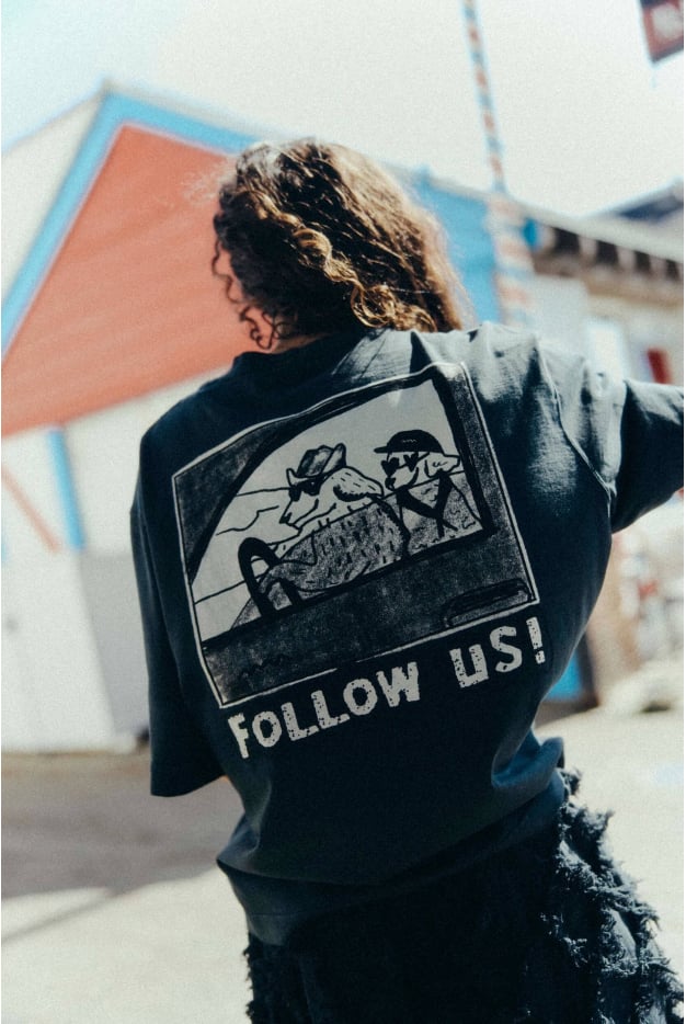 Beach Life Tee - Acid Black Beach Life Tee - Acid Black