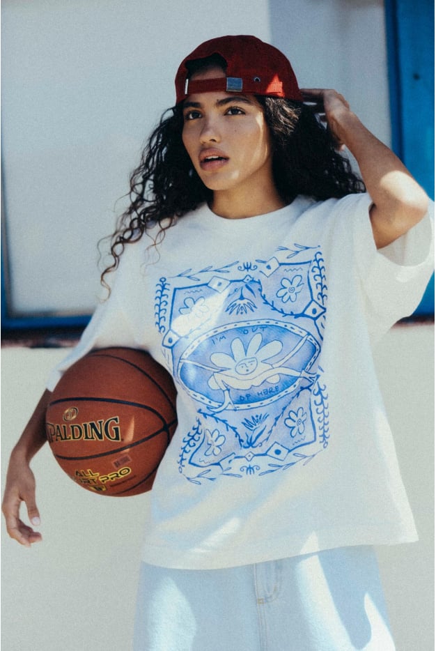 I'm Out Tee - Vintage White