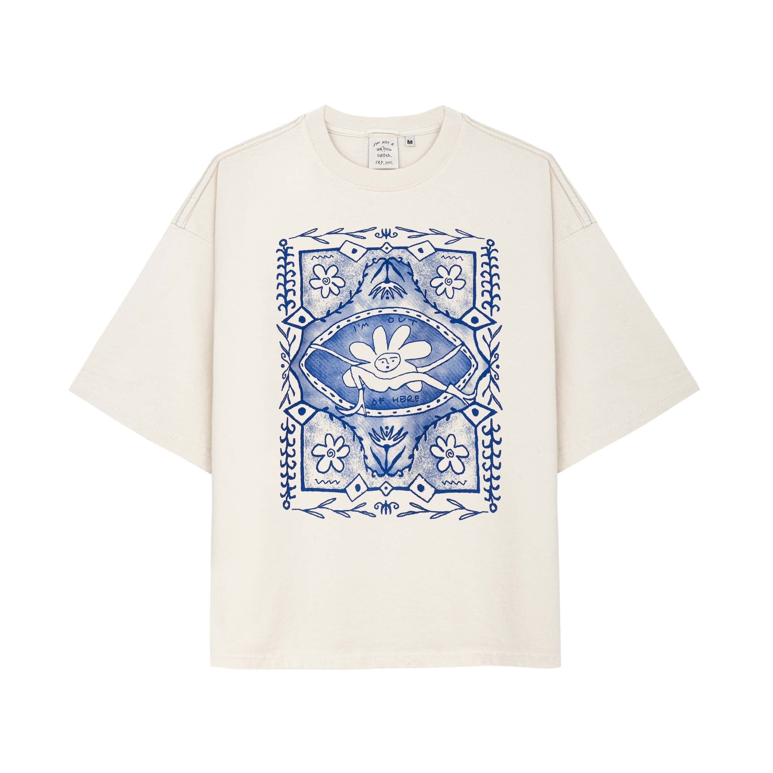 I'm Out Tee - Vintage White