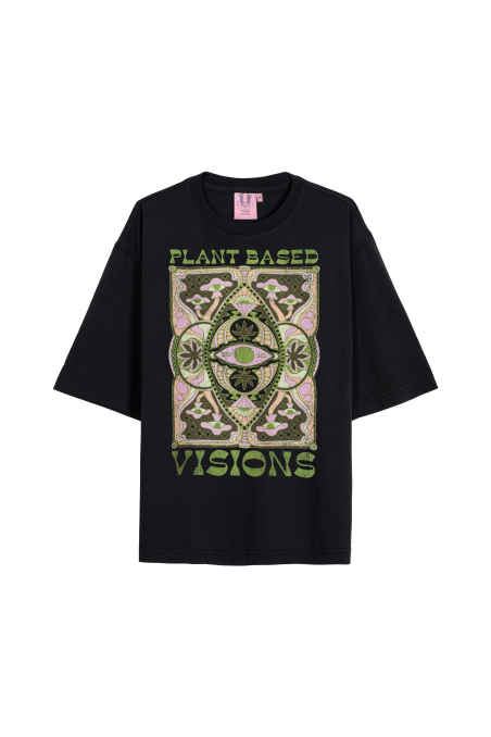 Plant Vision Tee - Acid Black Plant Vision Tee - Acid Black