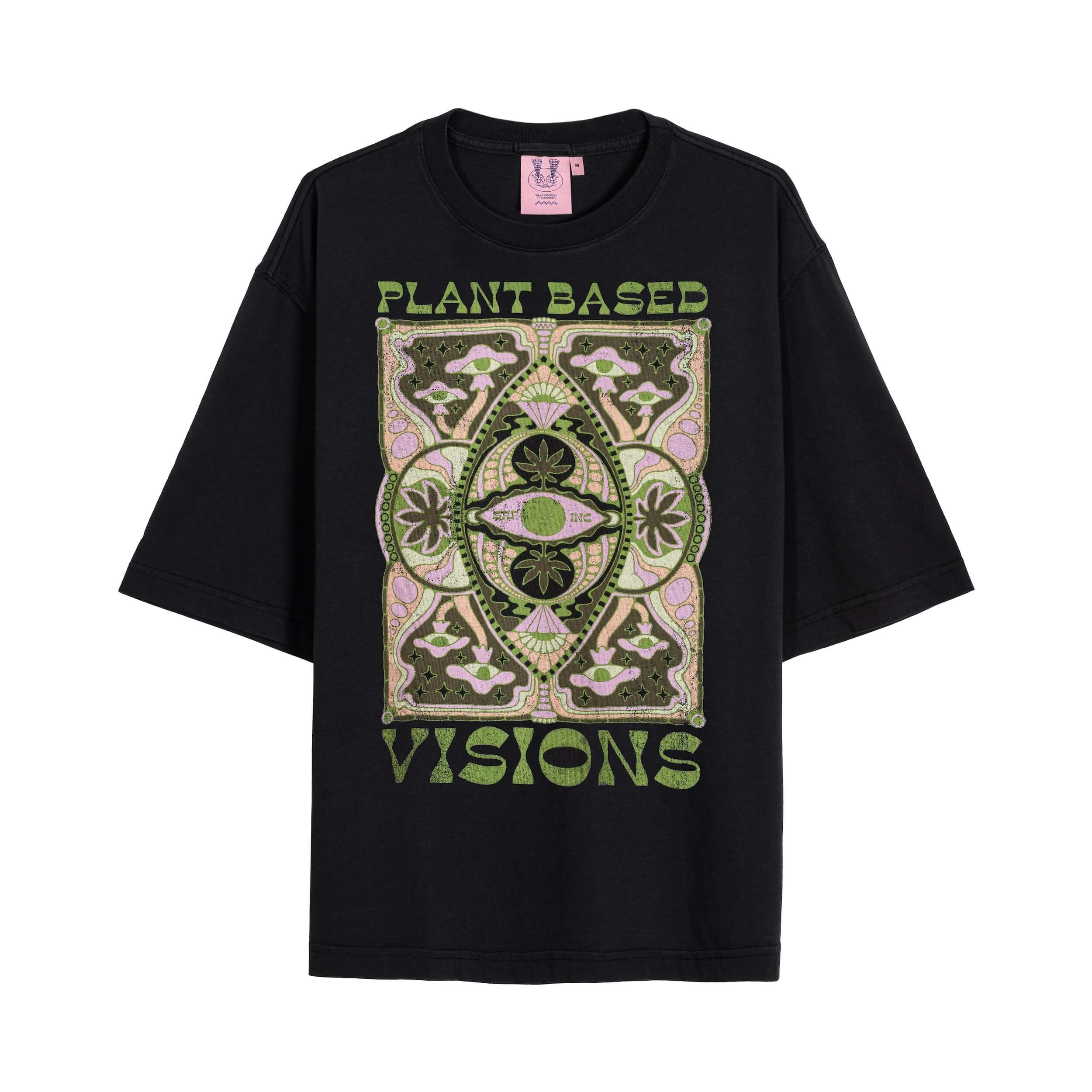 Plant Vision Tee - Acid Black Plant Vision Tee - Acid Black
