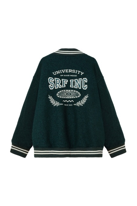 University Boyfriend Jacket - Bottle Green University Boyfriend Jacket - Bottle Green