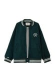 University Boyfriend Jacket - Bottle Green