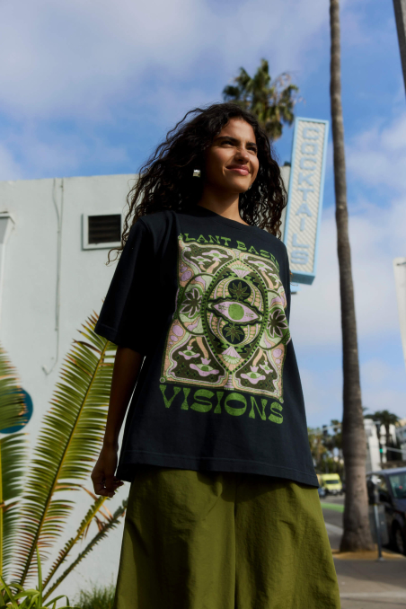 Plant Vision Tee - Acid Black Plant Vision Tee - Acid Black