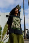Plant Vision Tee - Acid Black