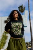 Plant Vision Tee - Acid Black