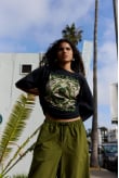 Plant Vision Tee - Acid Black