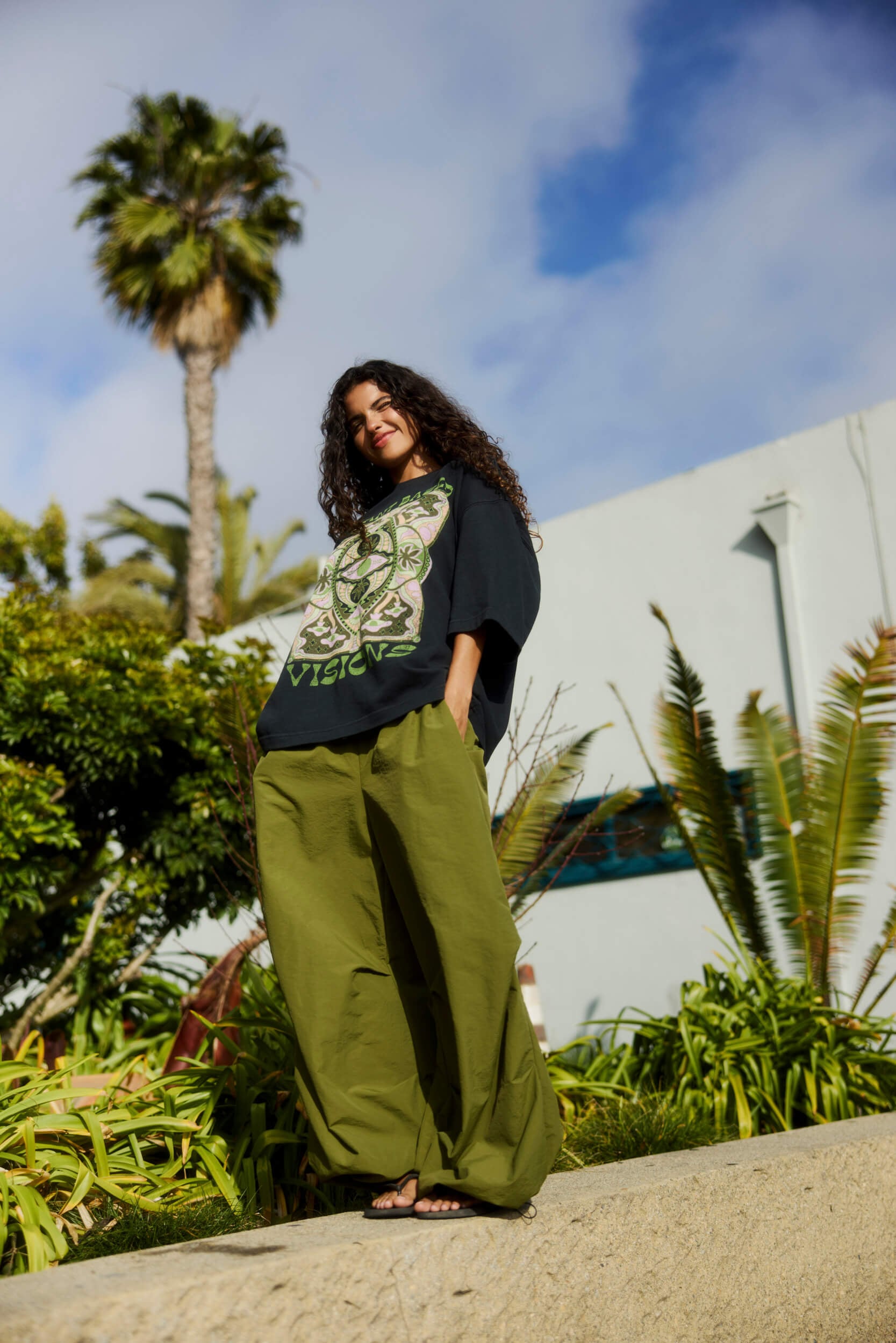 Plant Vision Tee - Acid Black