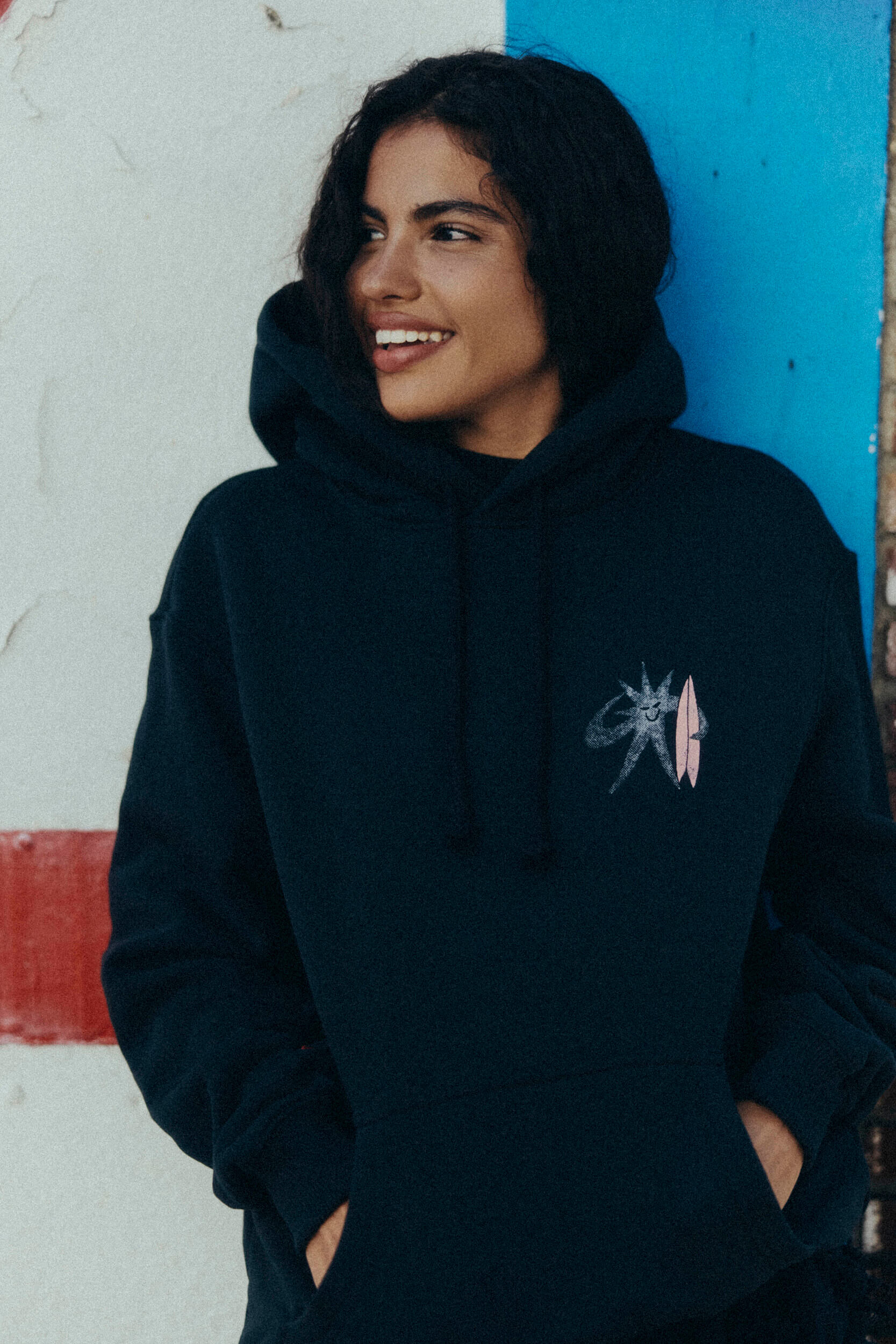 Outer Space Hoodie - Acid Black Outer Space Hoodie - Acid Black