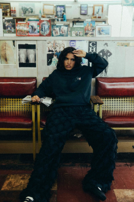 Outer Space Hoodie - Acid Black Outer Space Hoodie - Acid Black