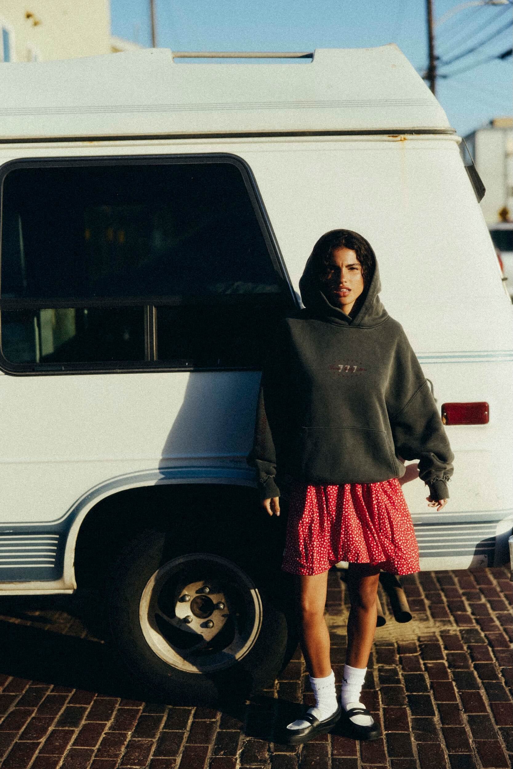 Lucky Seven Hoodie - Pacific Mist