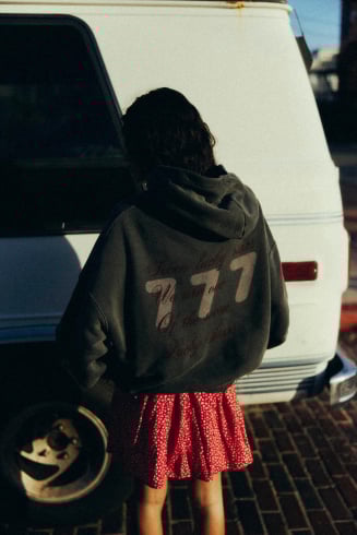 Lucky Seven Hoodie - Pacific Mist