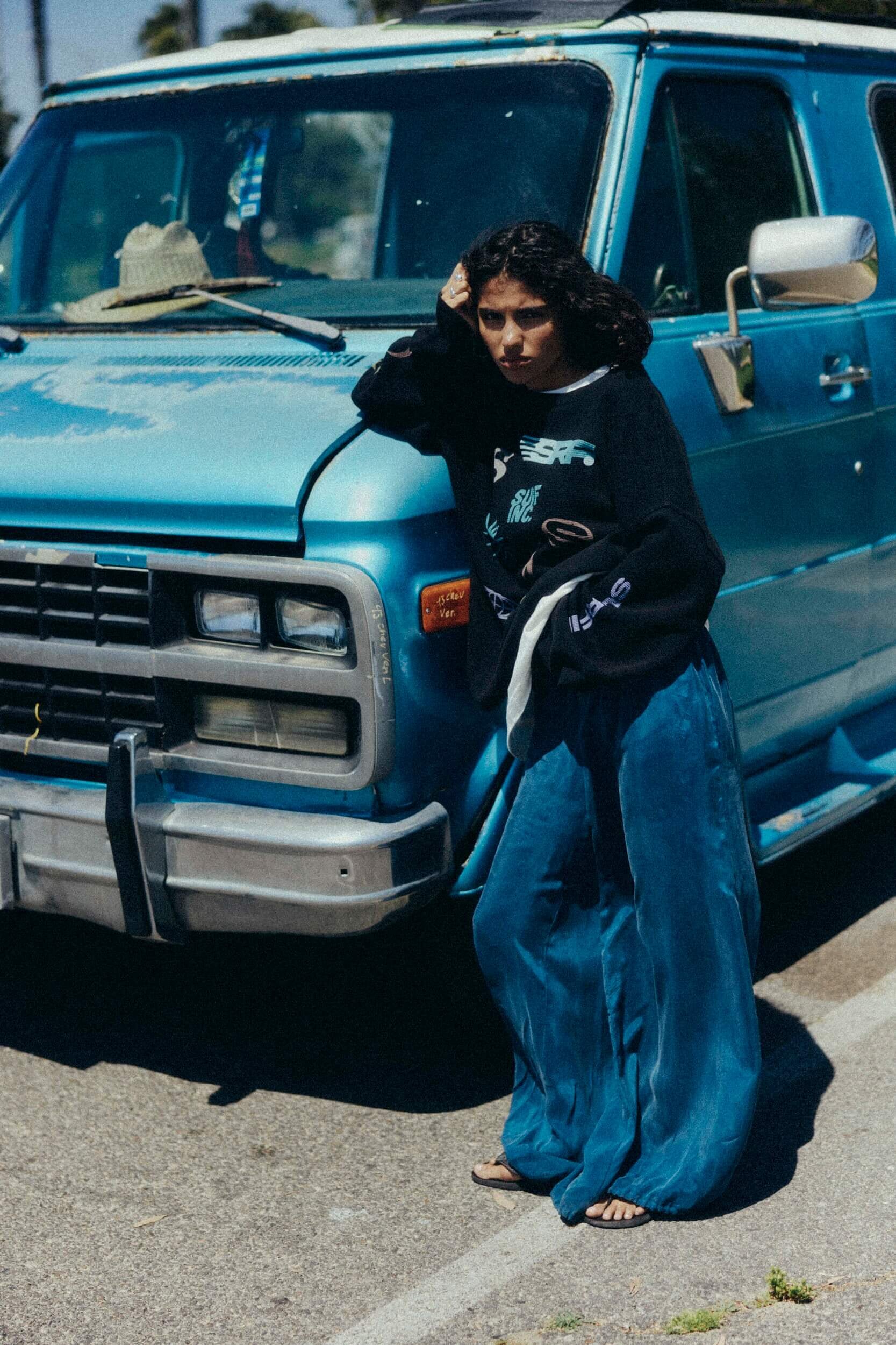 Wide Waffle Longsleeve - Space Black