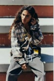 Checked & Decked Flannel Shirt - Stone Grey