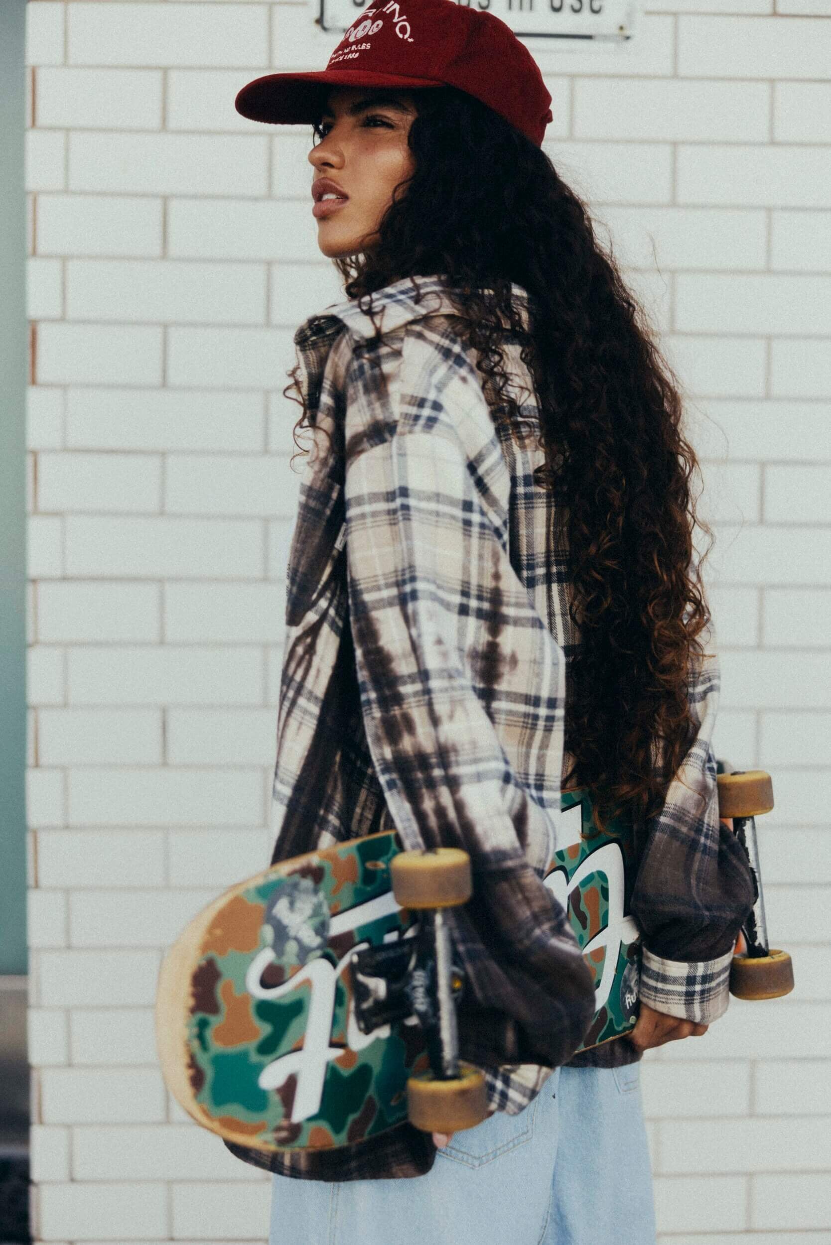 Checked & Decked Flannel Shirt - Stone Grey