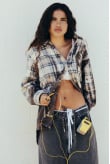 Checked & Decked Flannel Shirt - Stone Grey