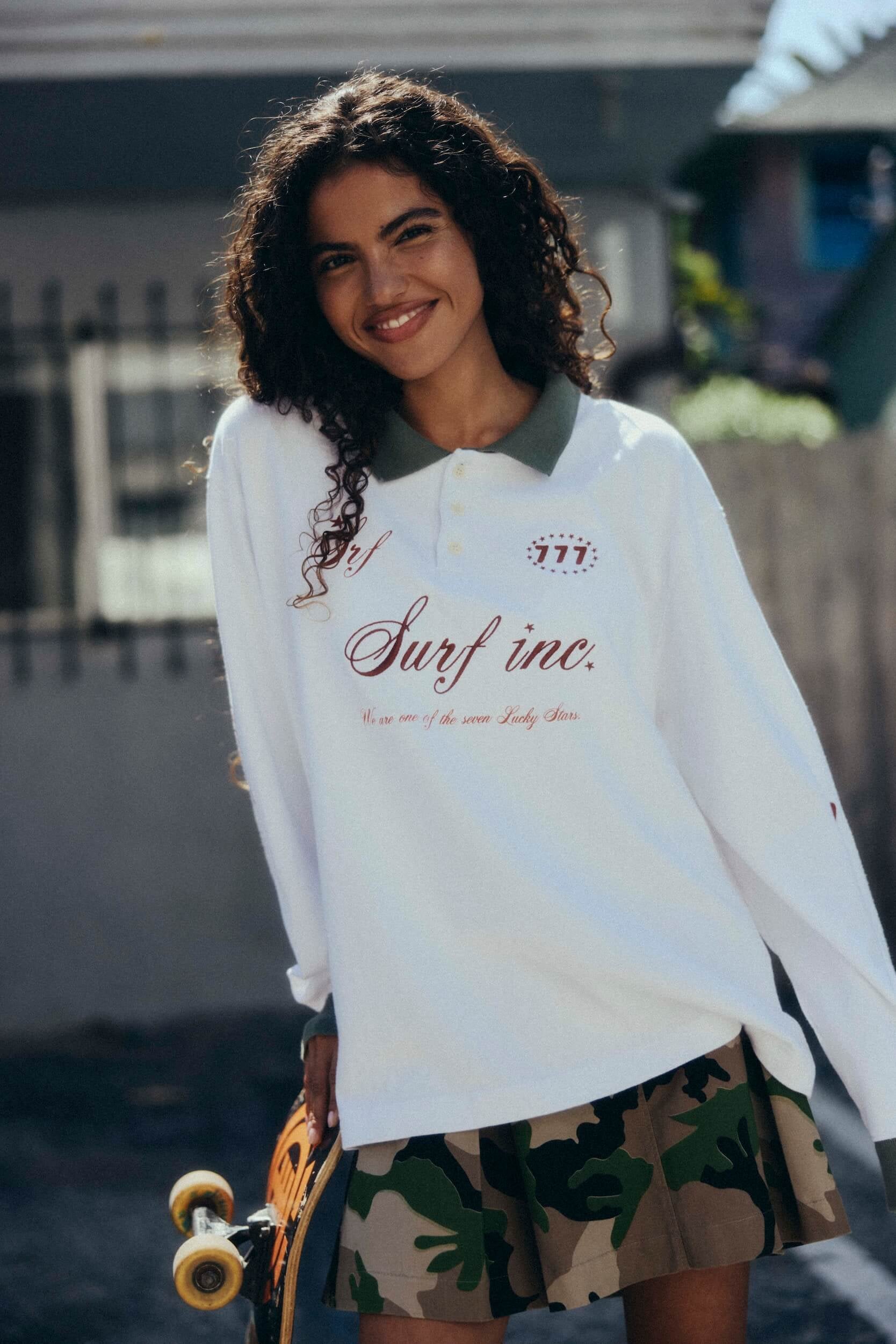 Baseball Polo - Paper White