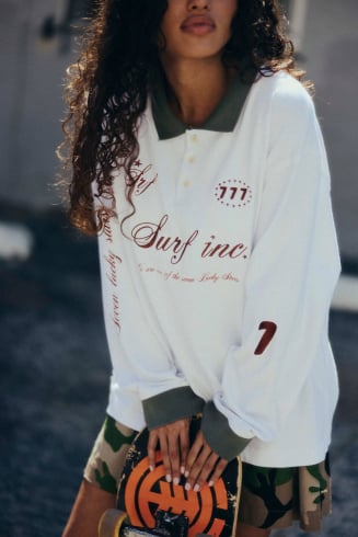 Baseball Polo - Paper White