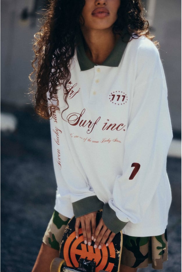 Baseball Polo - Paper White