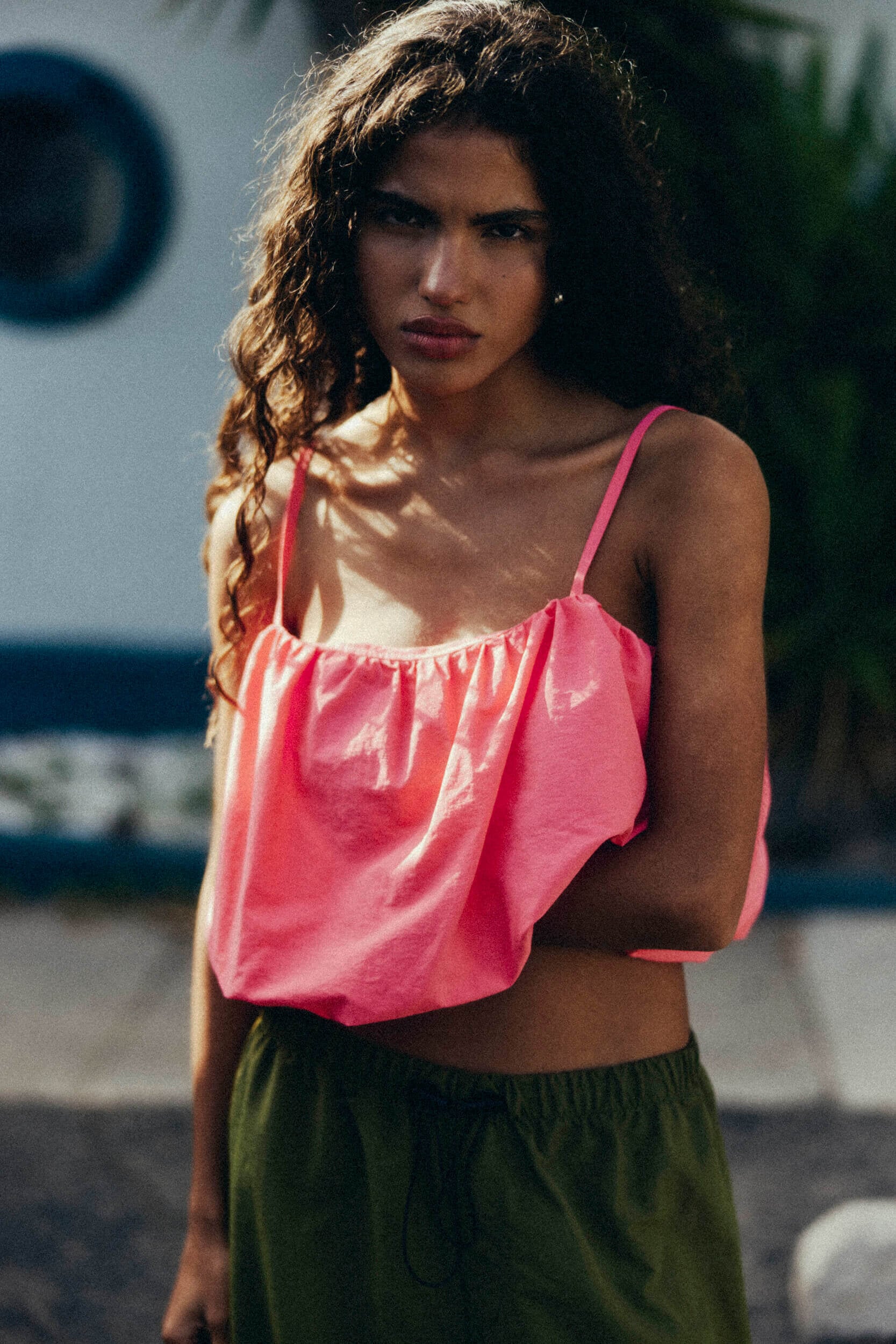 Parachute Bauble Top - Deep Pink